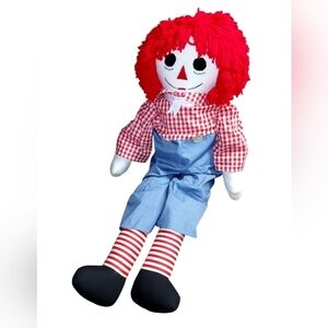 Vintage Raggedy Ann Andy Doll - Large approx 3 feet tall Vintage